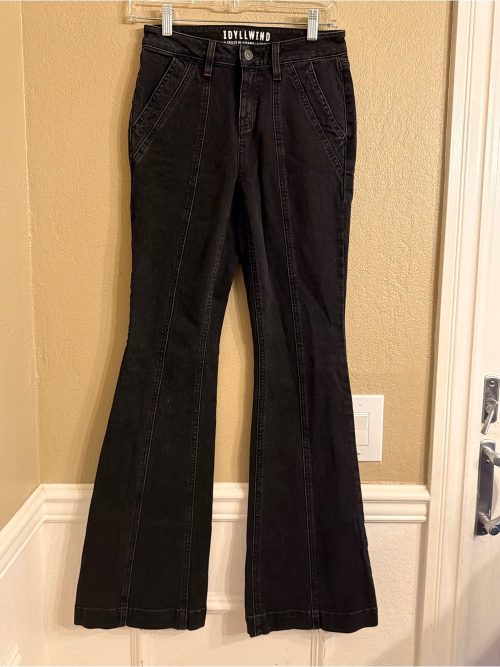 Idyllwind Black High-Rise Flare Jeans